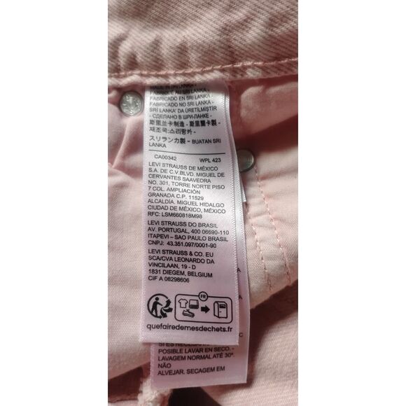 Levi's Women's W26 (Size 2) Pink 501 High Rise Cut Off Shorts - NWT - Picture 12 of 13